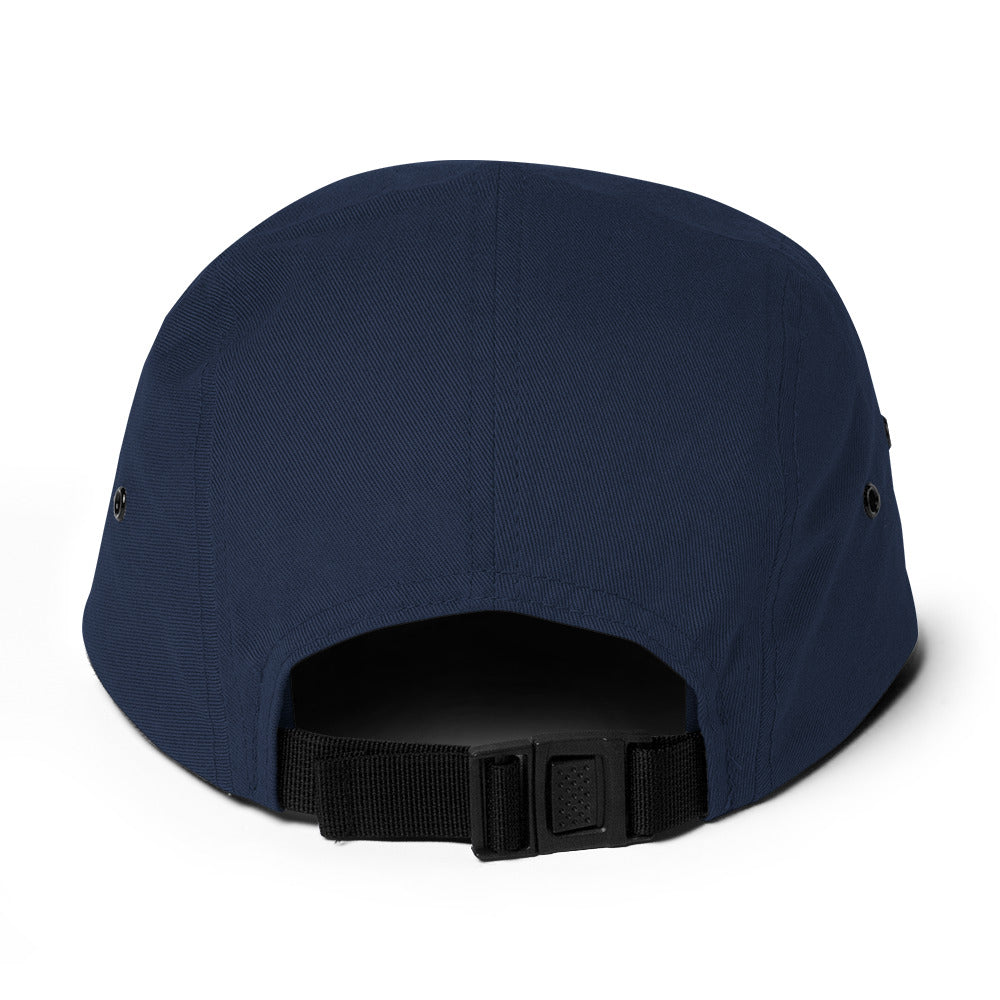 Tri Colored Trail and Fin 5 Panel Cap