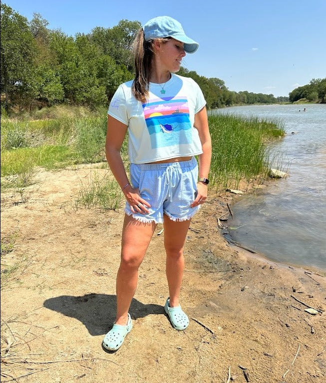 Trail and Fin Denim Hat