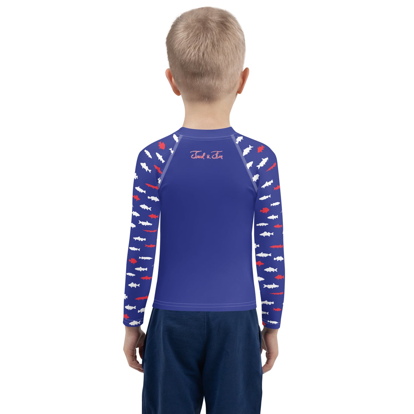 Midwest Fish Merica Kids Rash Guard