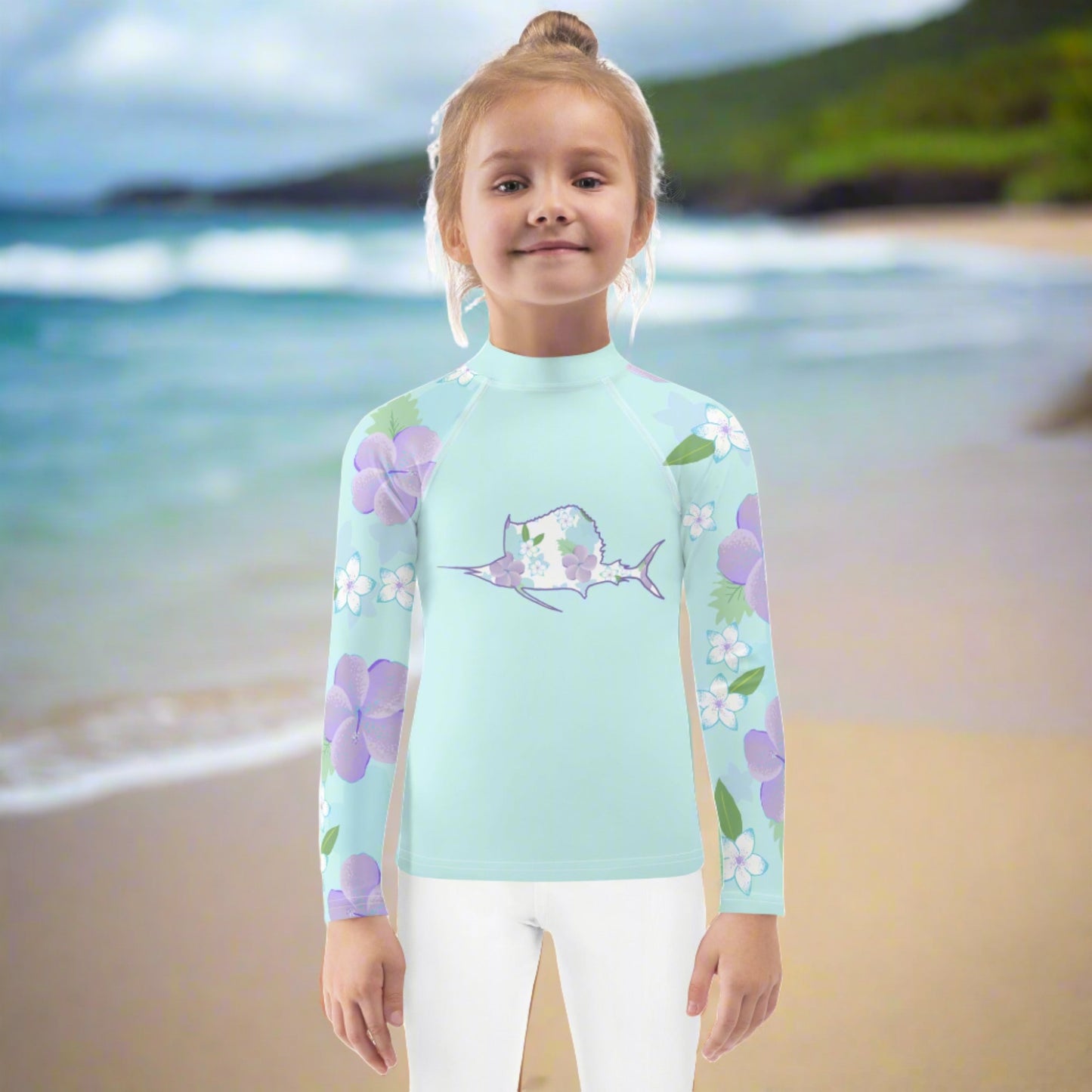 Hawaii Sails Kids Rash Guard
