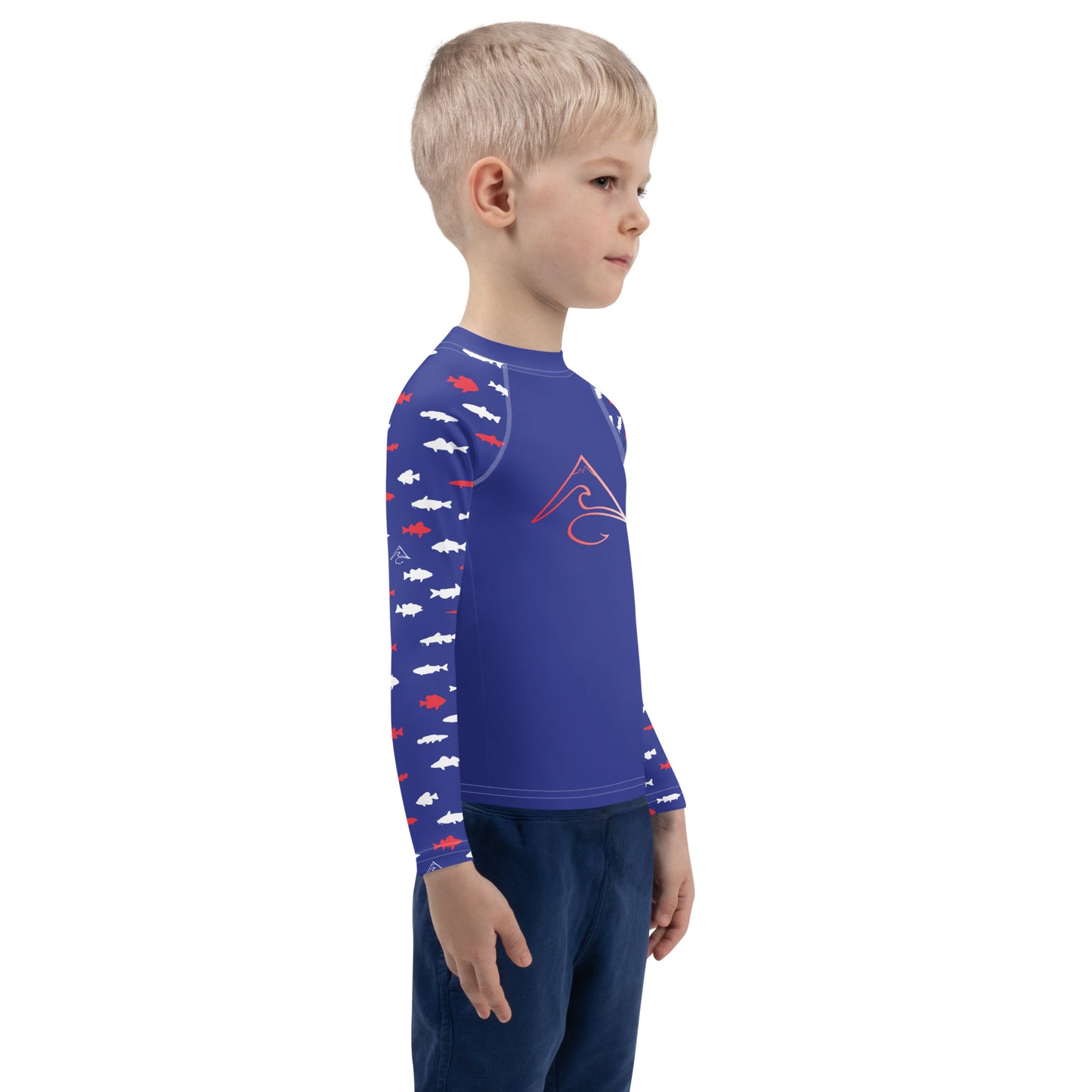 Midwest Fish Merica Kids Rash Guard