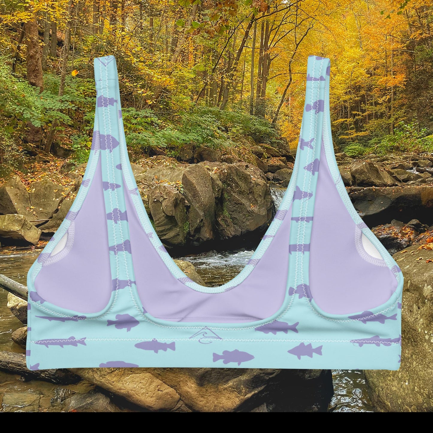 Midwest Fish Pastels Bikini Top