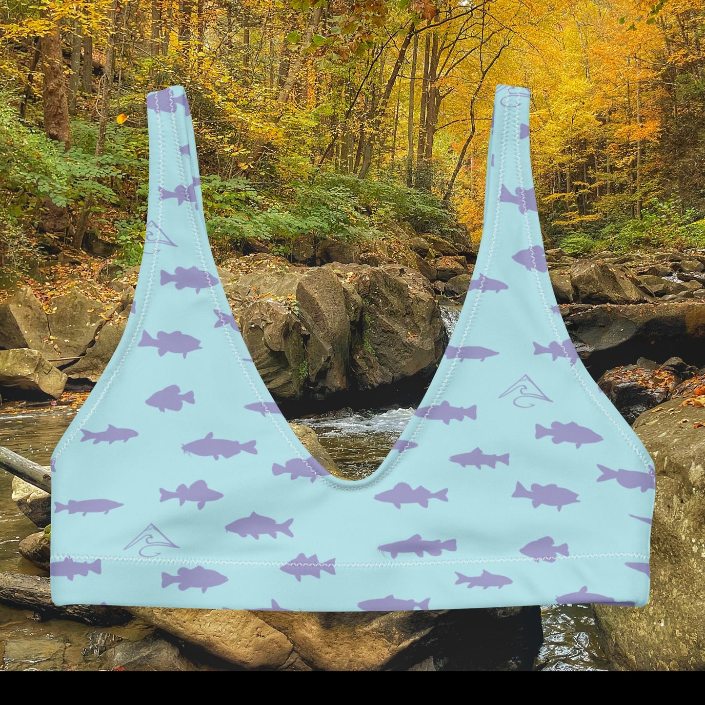 Midwest Fish Pastels Bikini Top