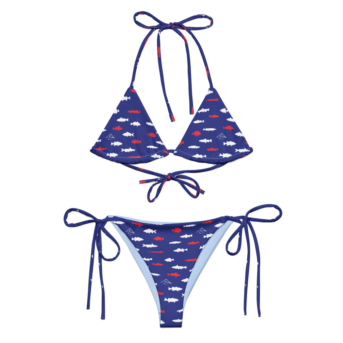 Midwest Fish USA Tie Bikini