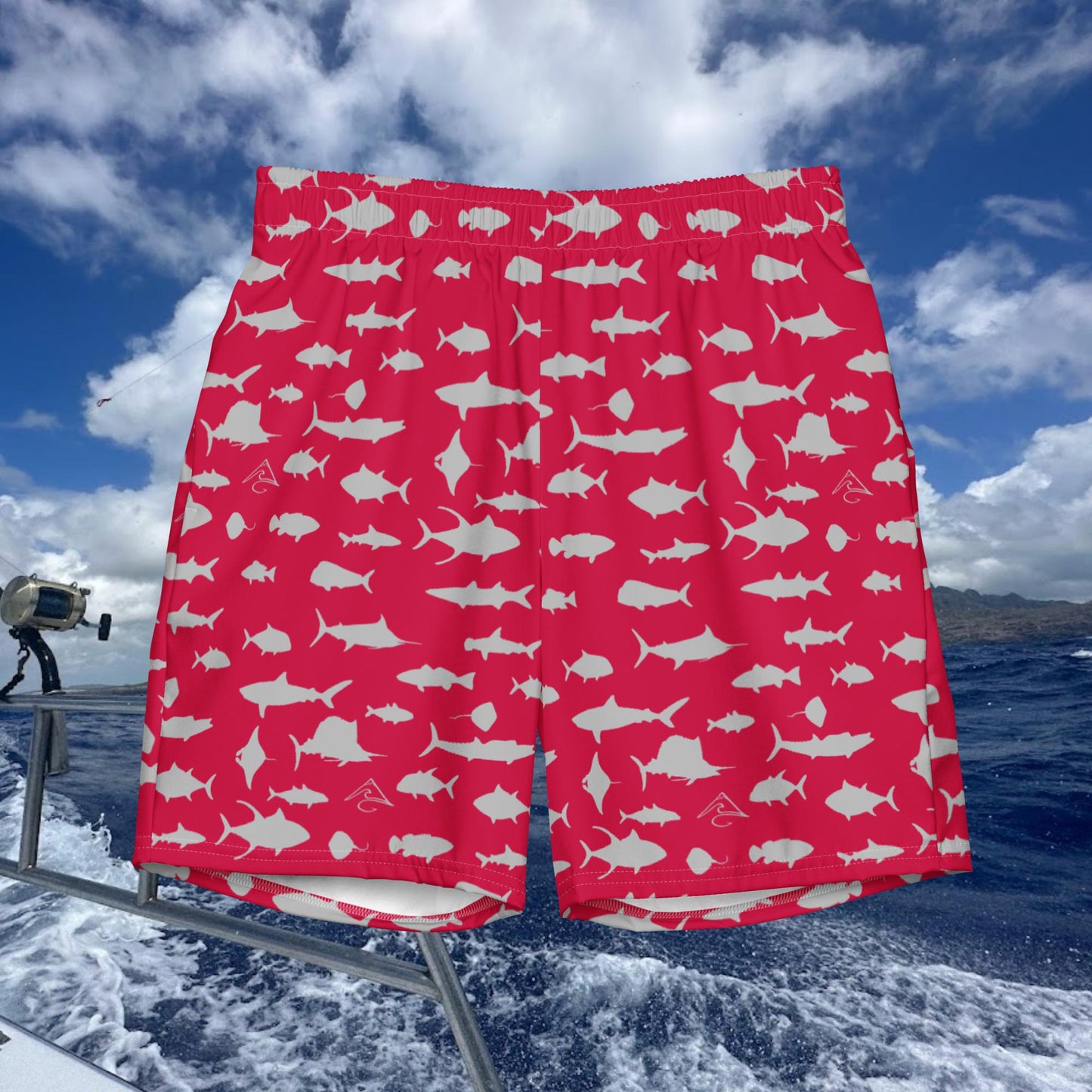Men's Ocean Fish Swim Trunks