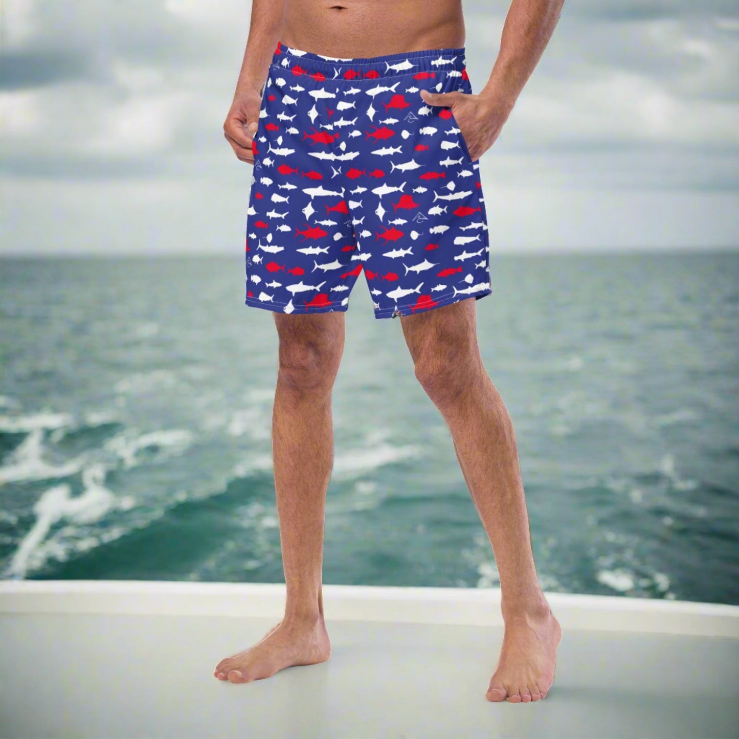 Merica Ocean Fish Swim Trunks
