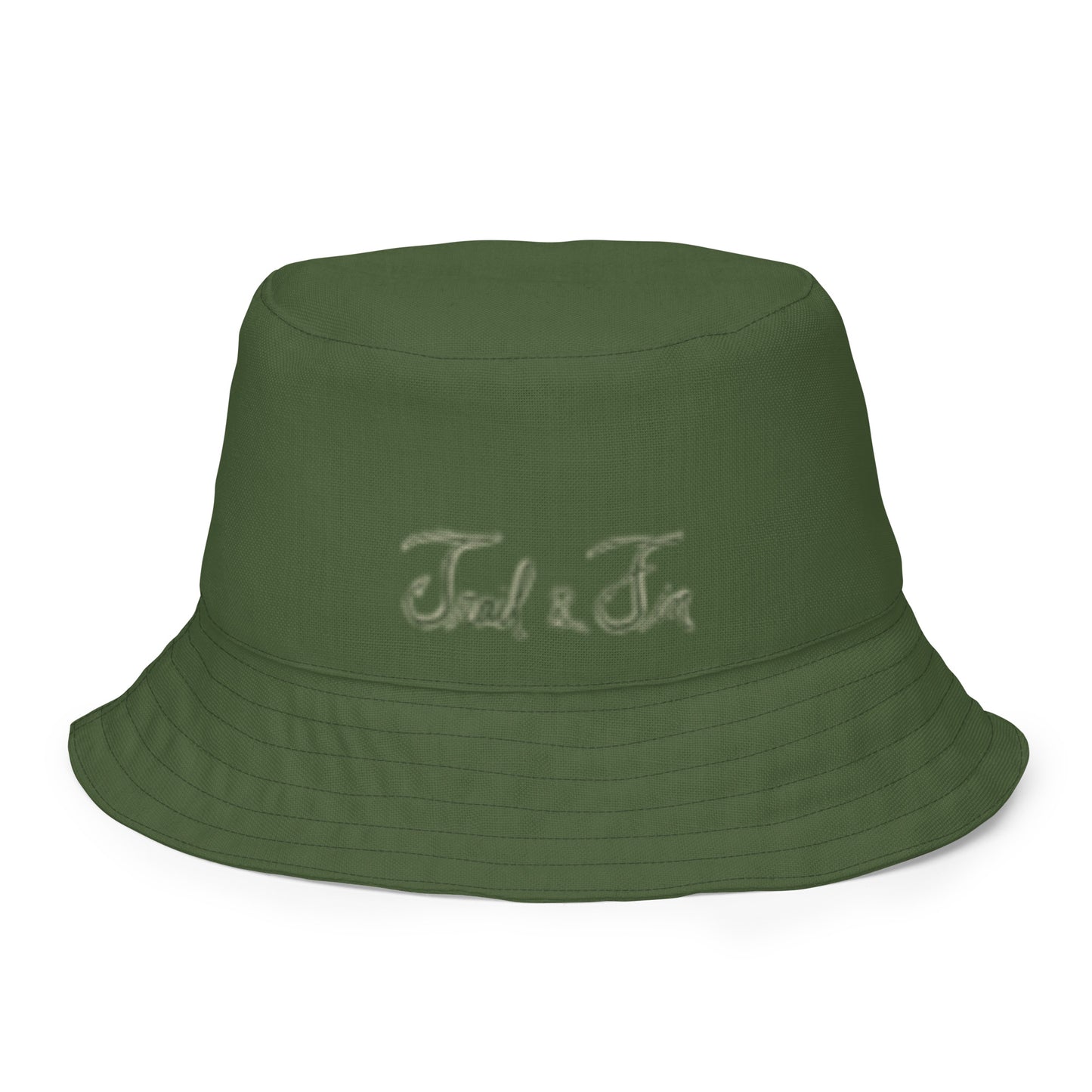 Reversible bucket hat Hunter Green