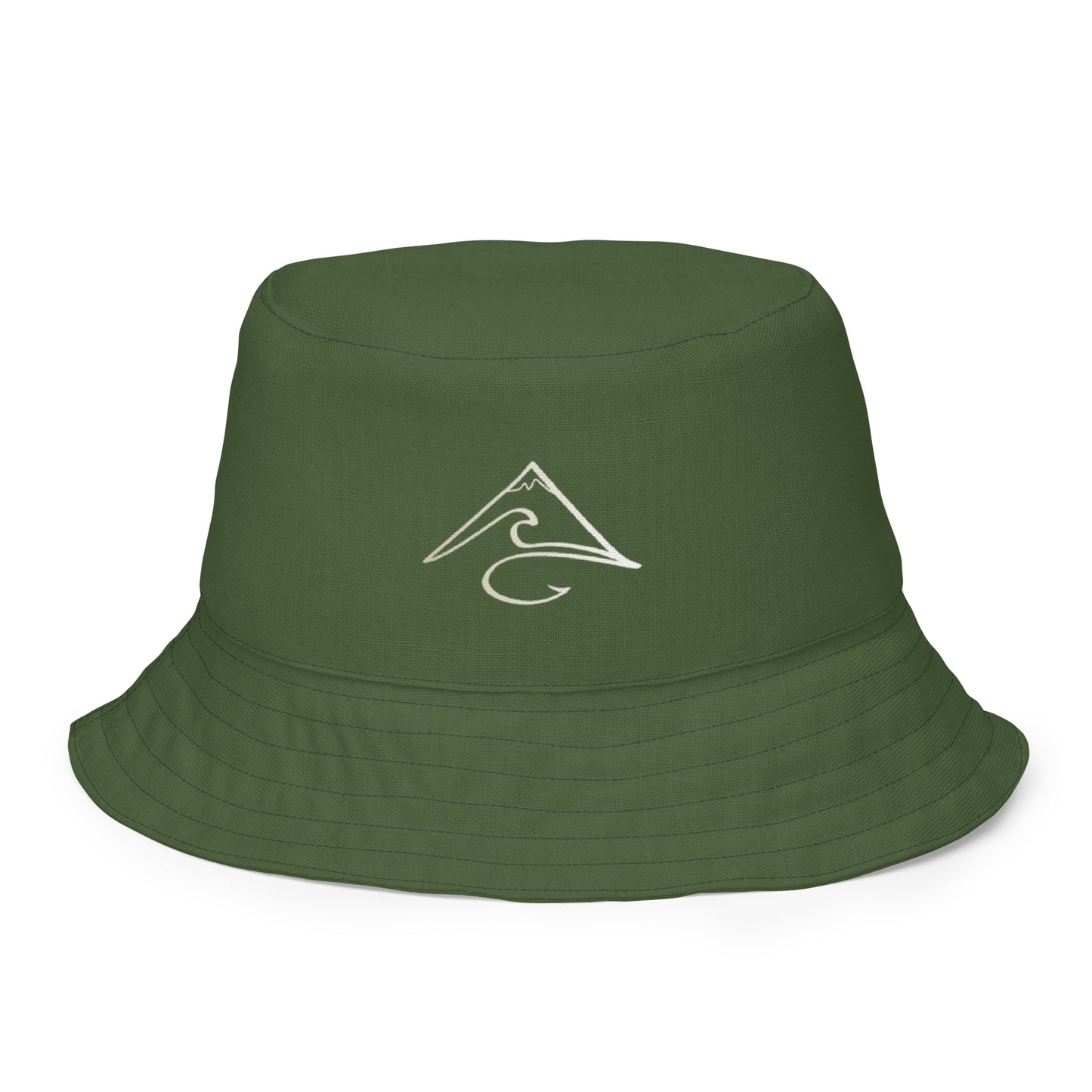 Reversible bucket hat Hunter Green