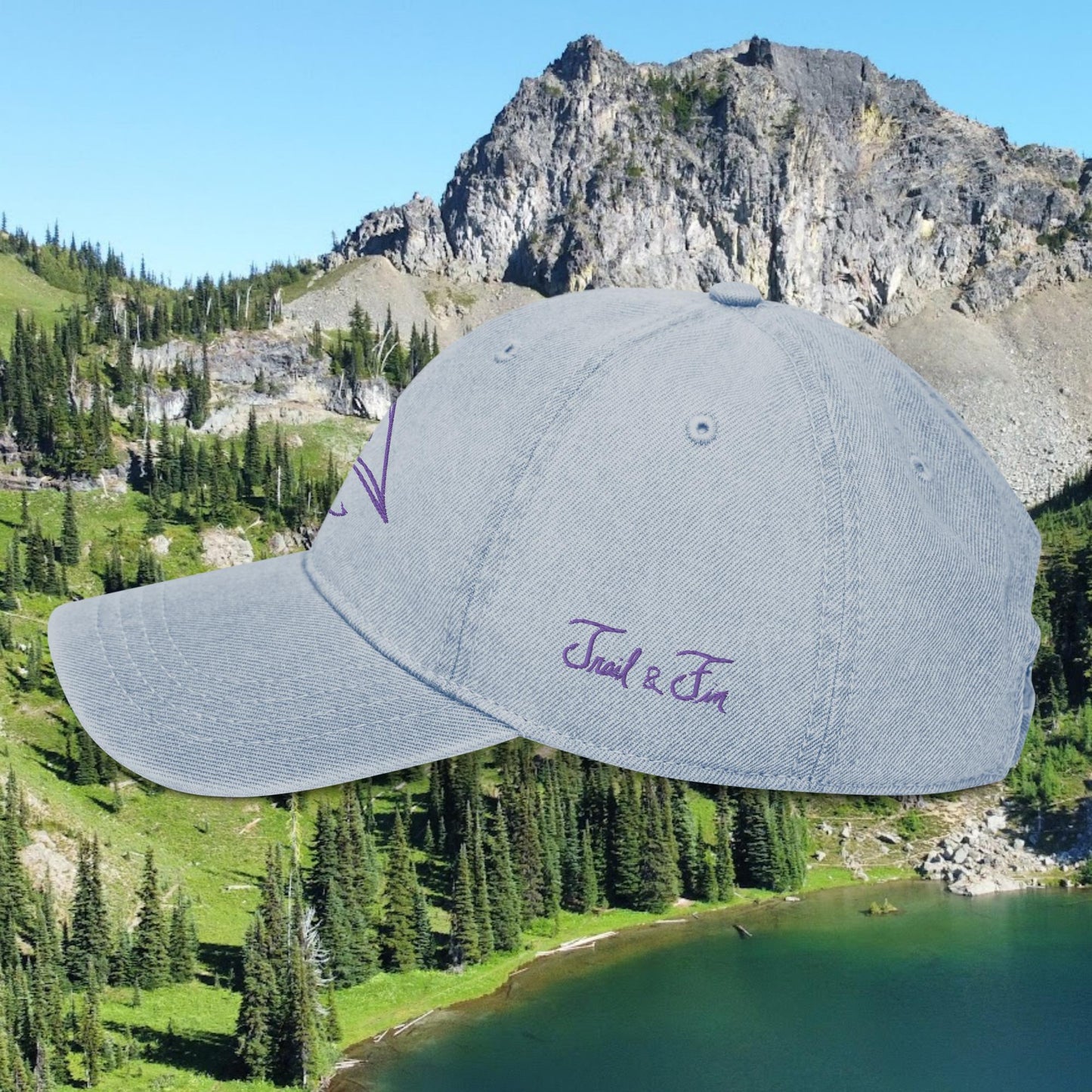 Trail and Fin Denim Hat