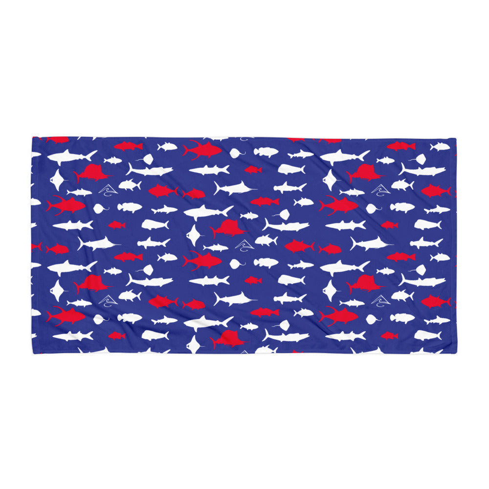 Merica Ocean Fish Towel
