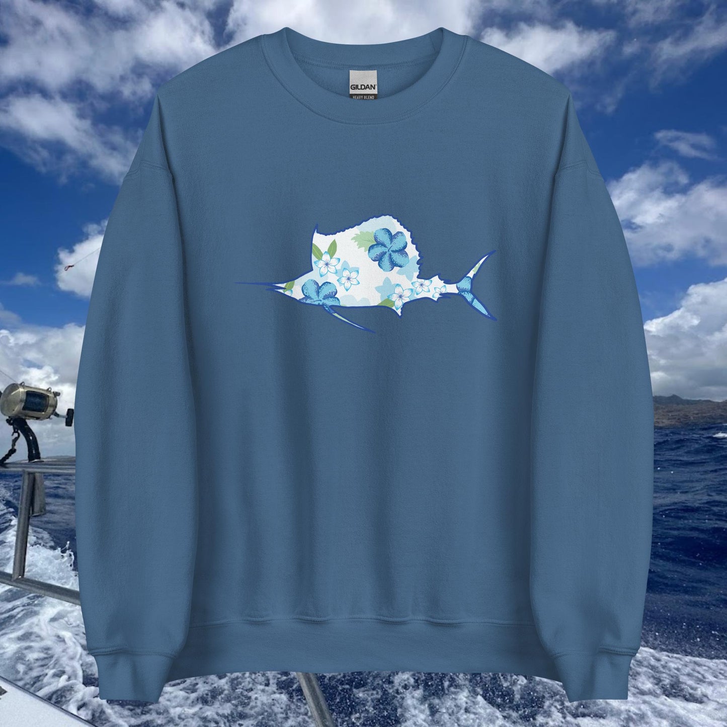 Crew Neck Sailfish Sweatshirt