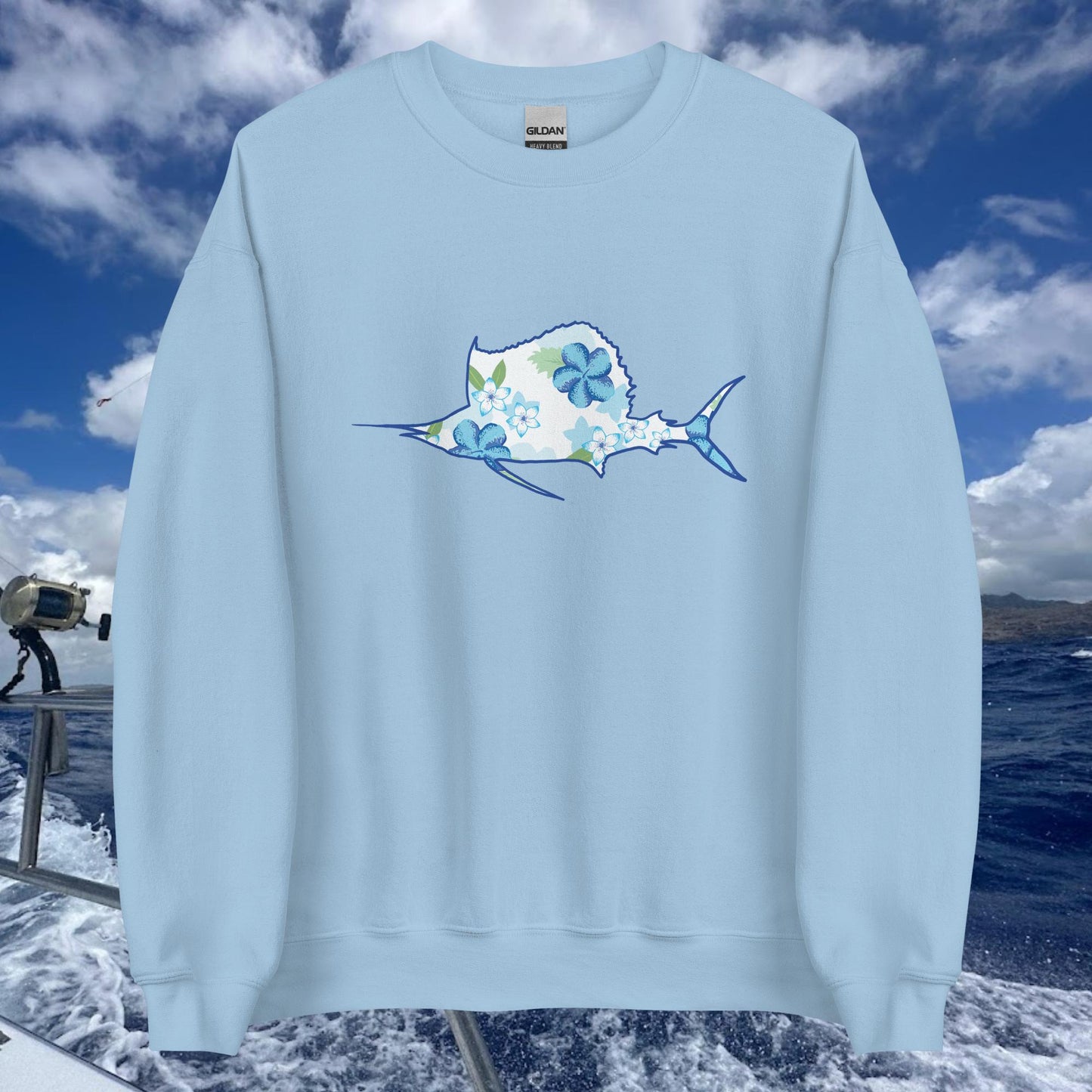 Crew Neck Sailfish Sweatshirt