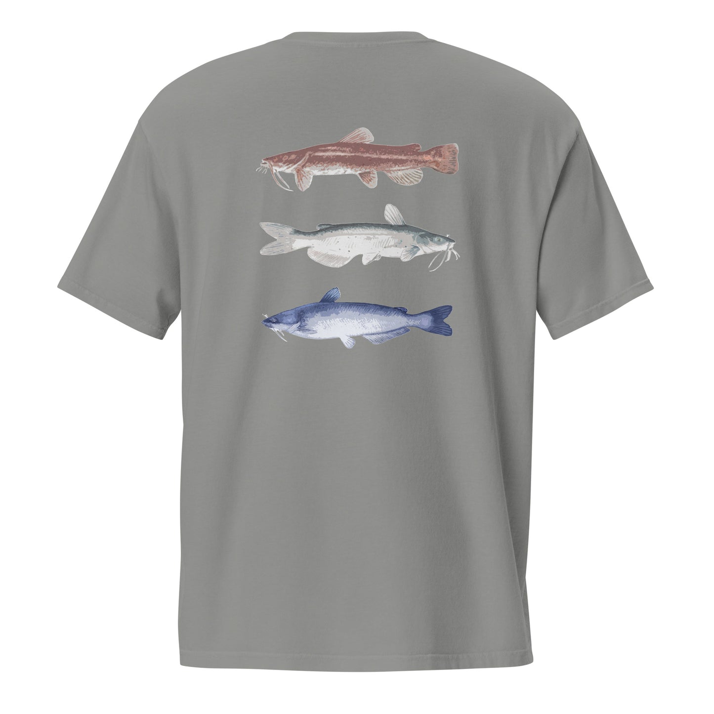 Red White and Bluecat pocket t-shirt
