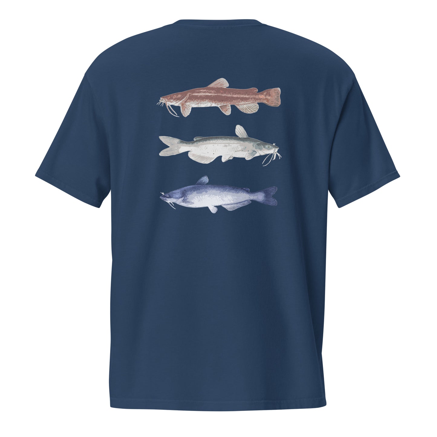 Red White and Bluecat pocket t-shirt