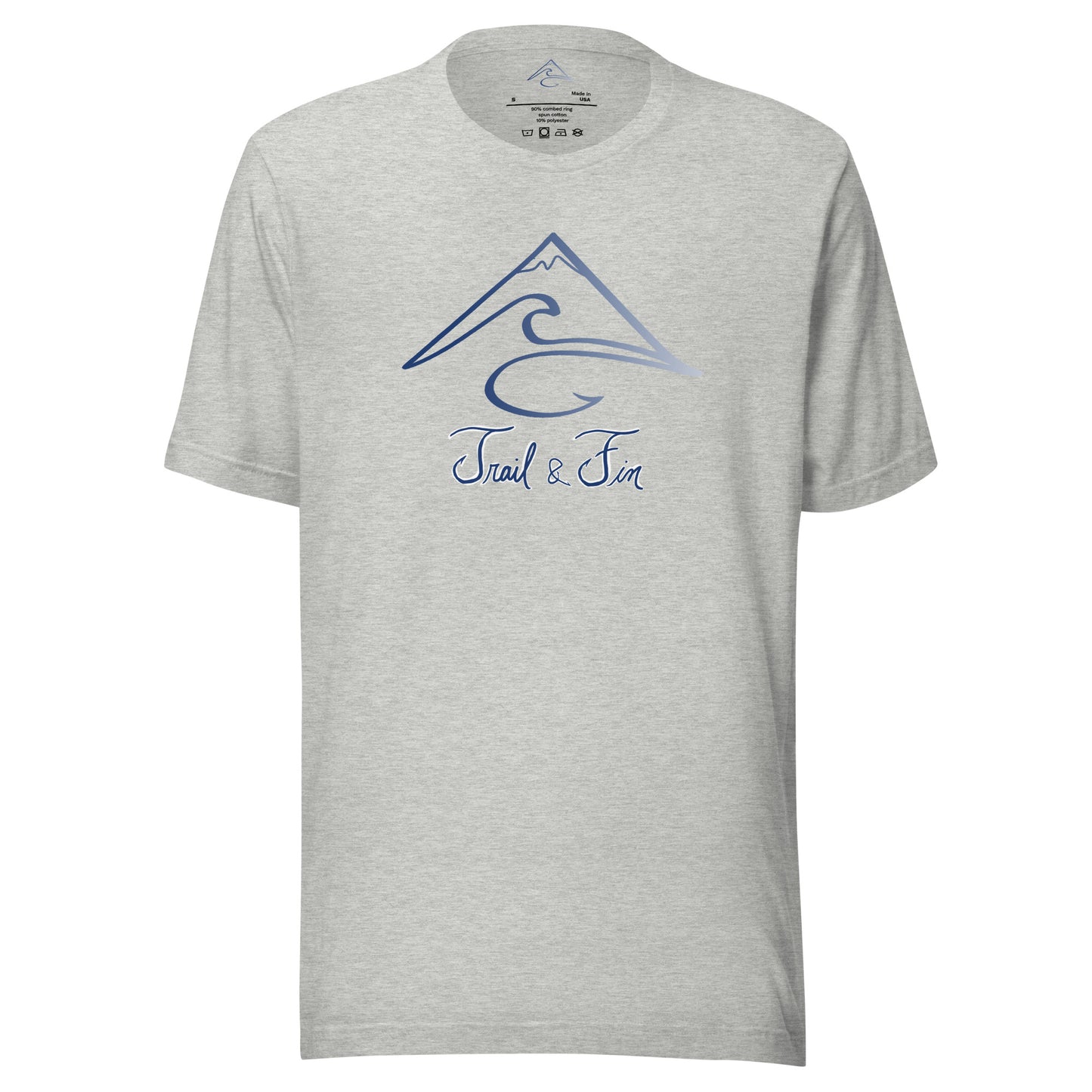 Trail and Fin Red White and Blue T-Shirt