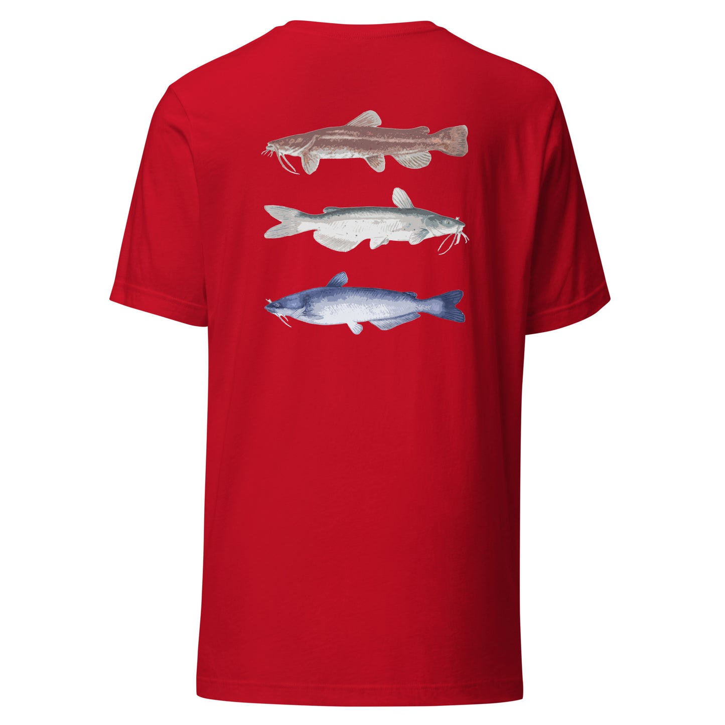 Trail and Fin Red White and Blue T-Shirt