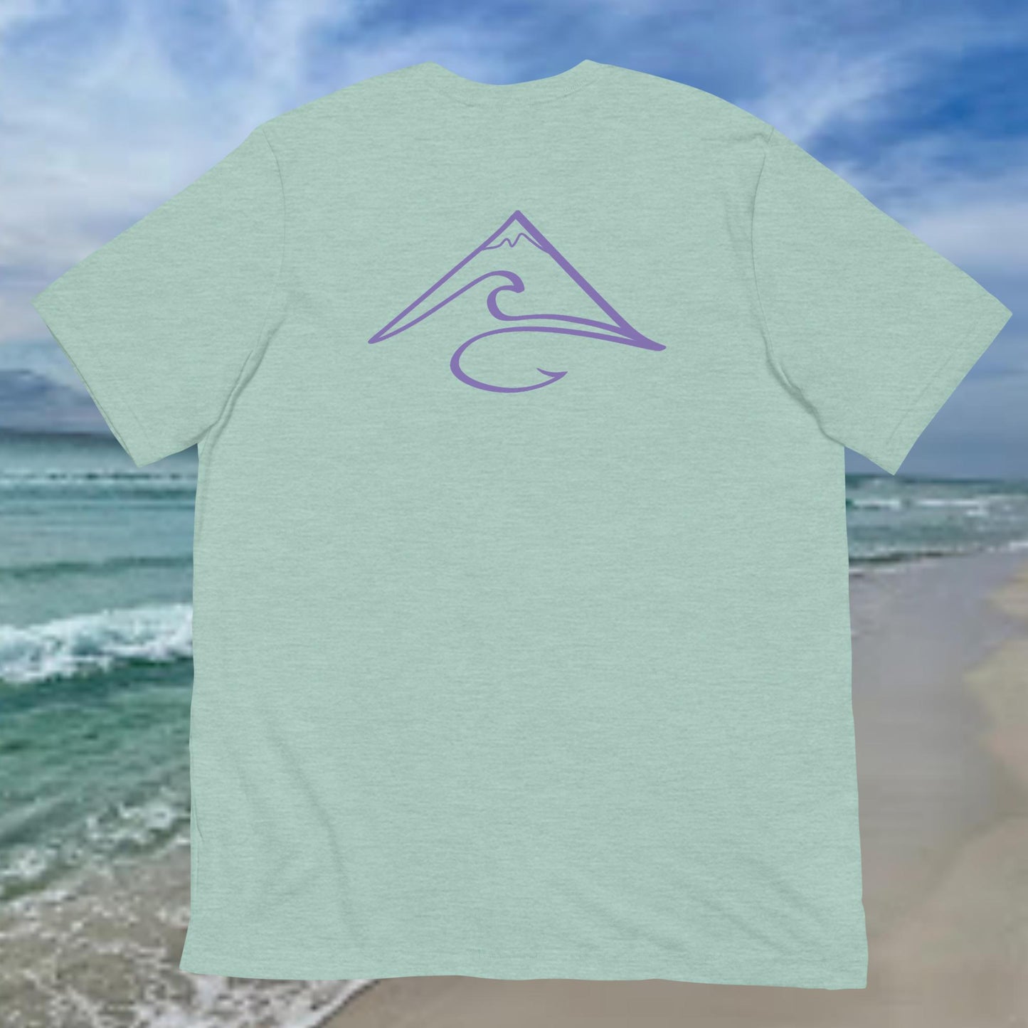 White and Purple Hibiscus Sails T-Shirt