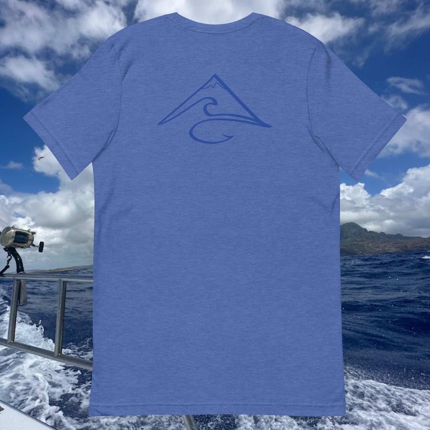 Hibiscus Breeze White Sailfish T-Shirt