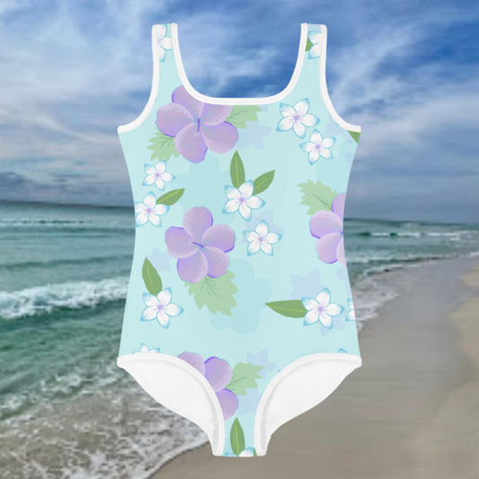 Girls Hawaii Florals Swim Suit