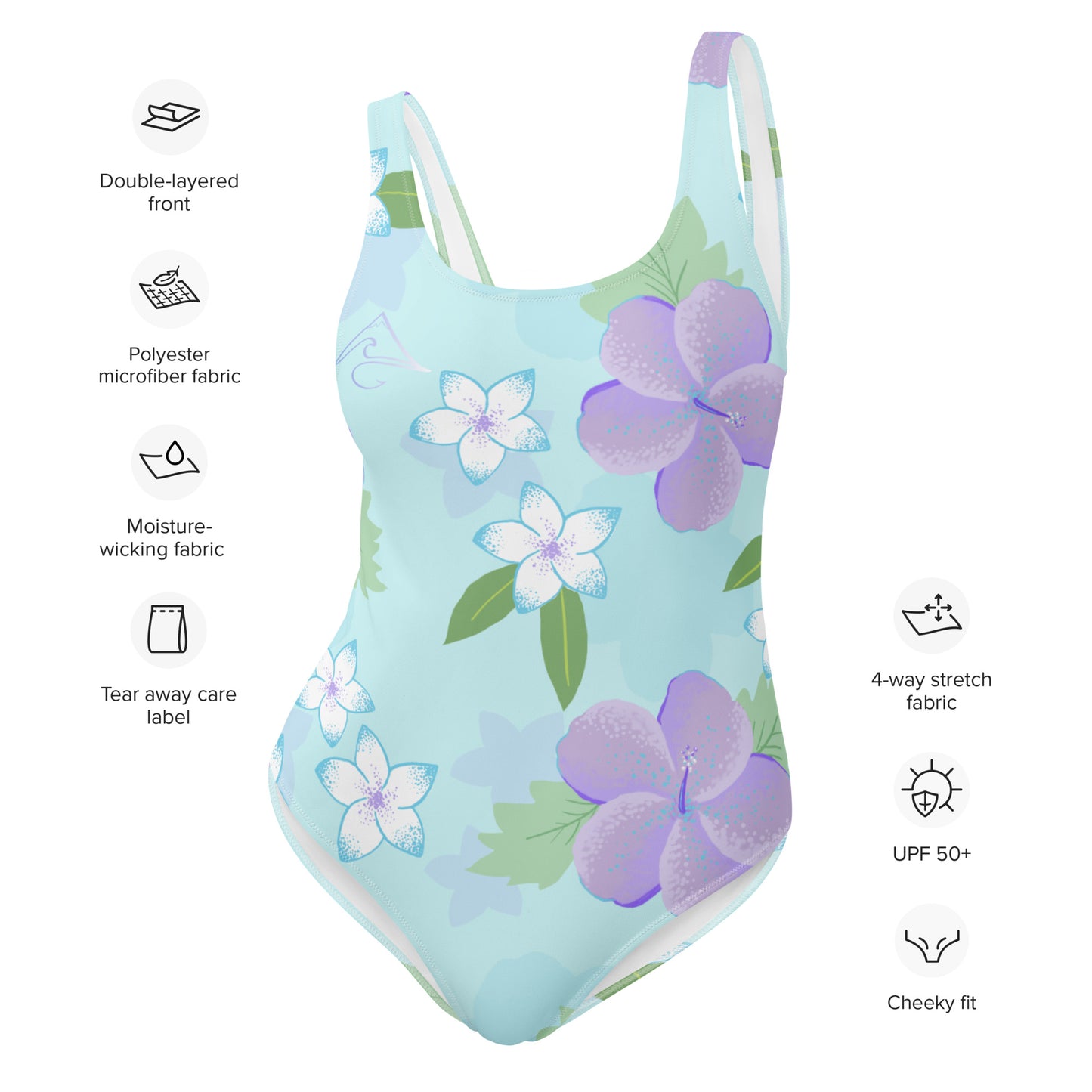 Hawaii Florals One Piece Swimsuit