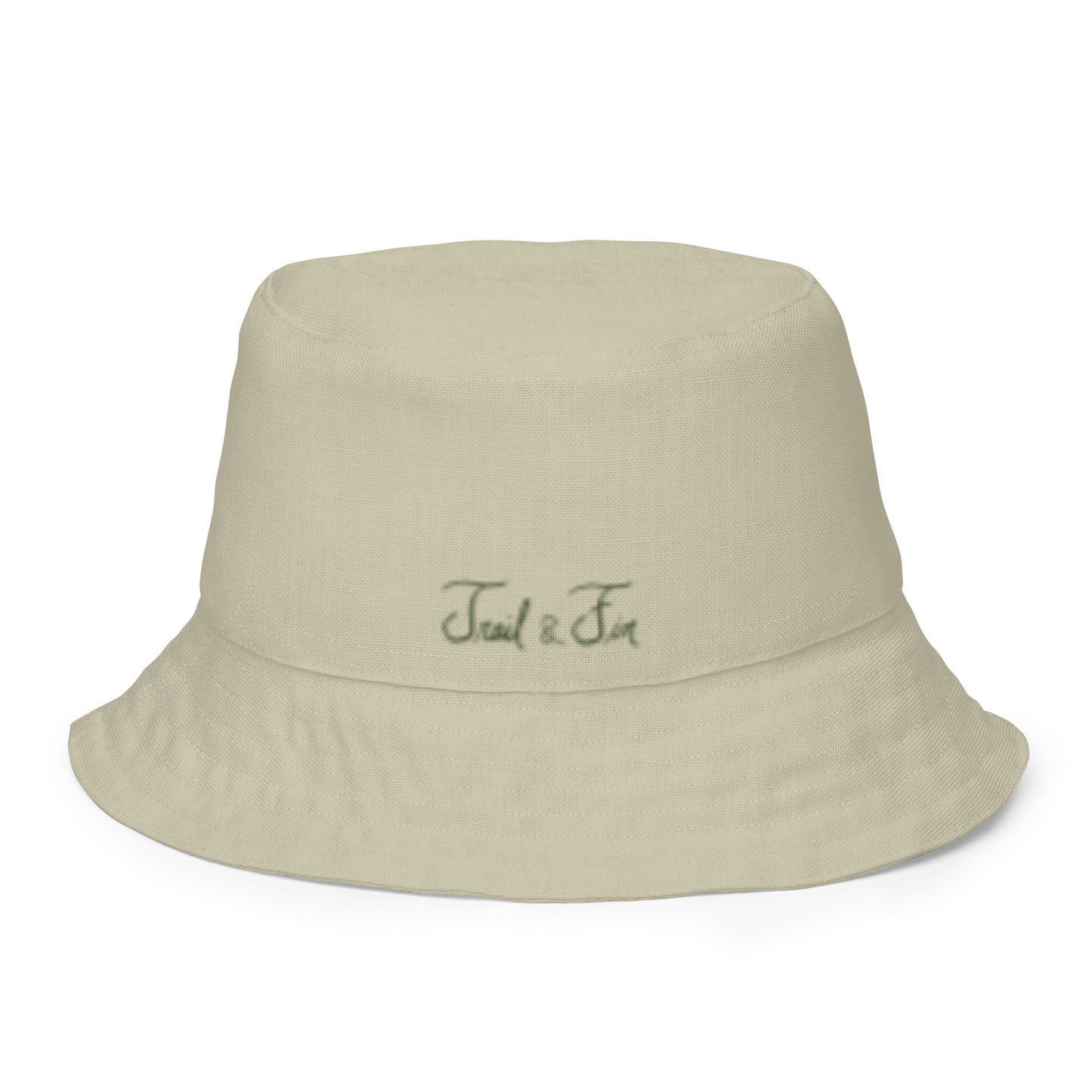 Reversible bucket hat Black