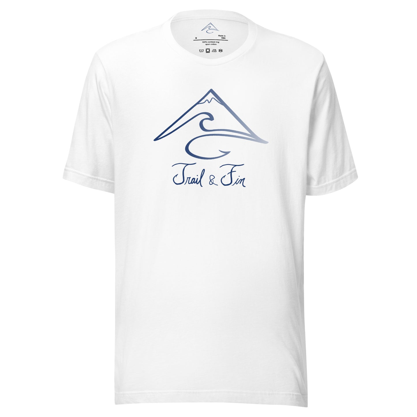 Trail and Fin Red White and Blue T-Shirt